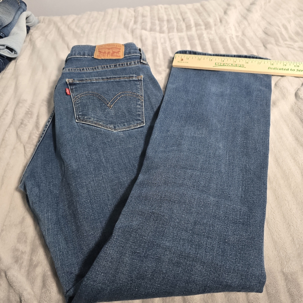 Levi’s Curvy Bootcut Jeans Women’s‎ W30 L32 Stretch Mid Rise Blue Denim. 148